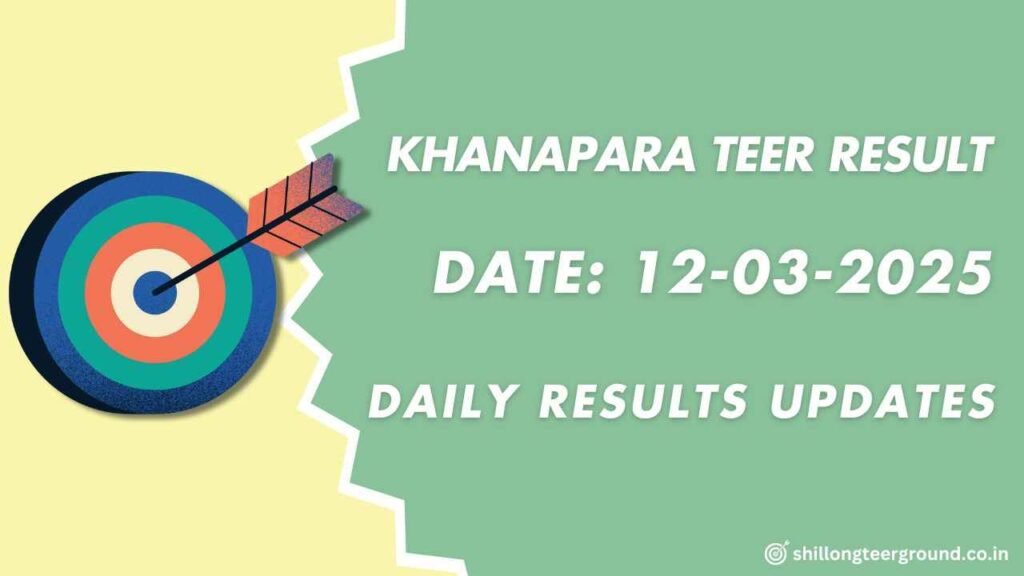 Guwahati Teer Result Chart 12-03-2025