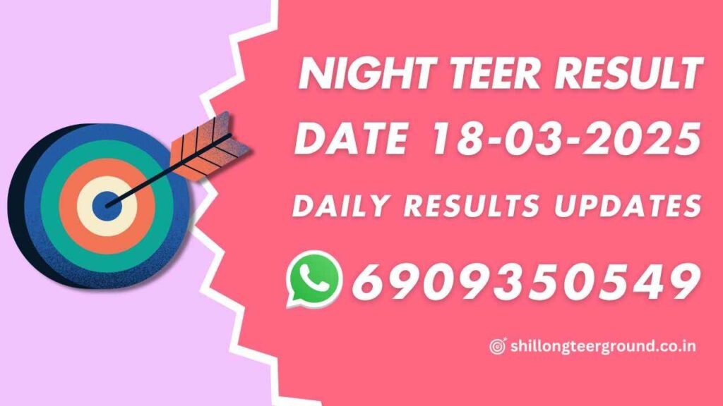 Night Teer Result Today 18-03-2025