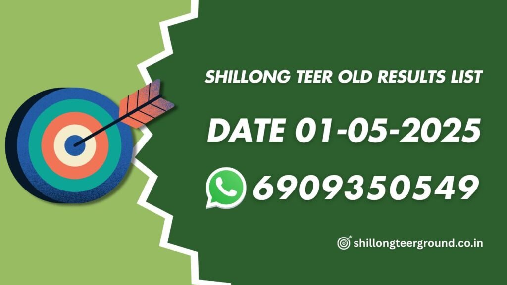 Shillong Teer Old Results List