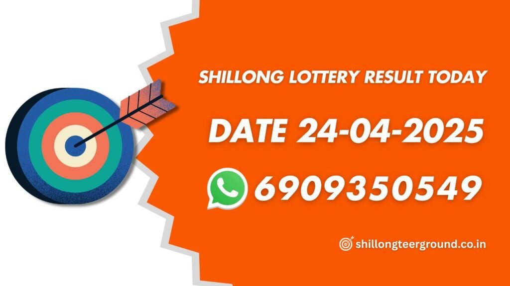 Shillong Lottery Result Today