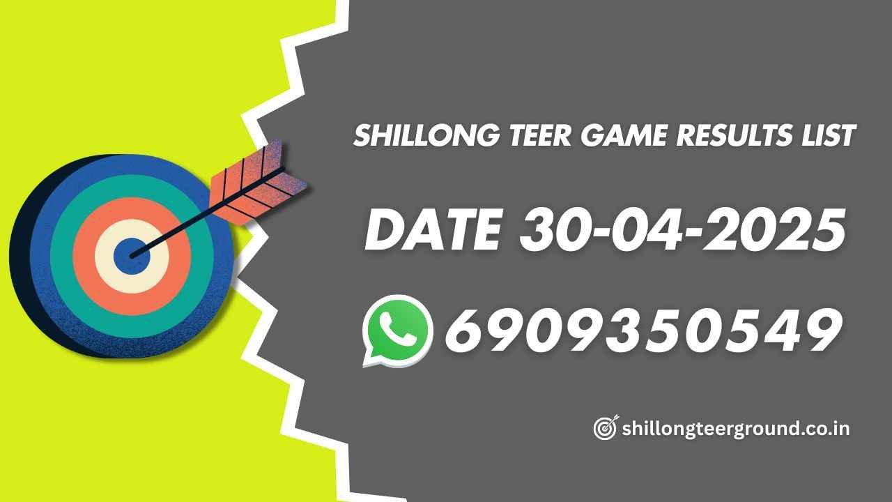 Shillong Teer Game Results List